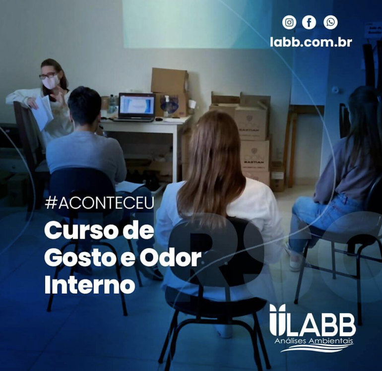 #ACONTECEU: Curso de Gosto e Odor Interno.