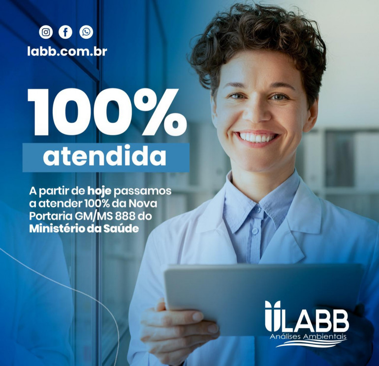 Nova Portaria GM/MS 888 - 100% atendida